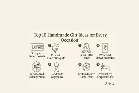 Top 10 Handmade Gift Ideas for Every Occasion By Artsty – India’s Handmade & Personalized Gifting Marketplace