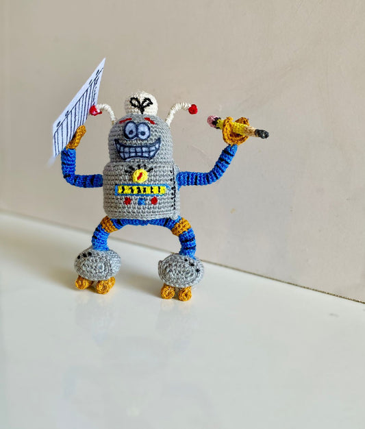 Crocheted Robo Buddy
