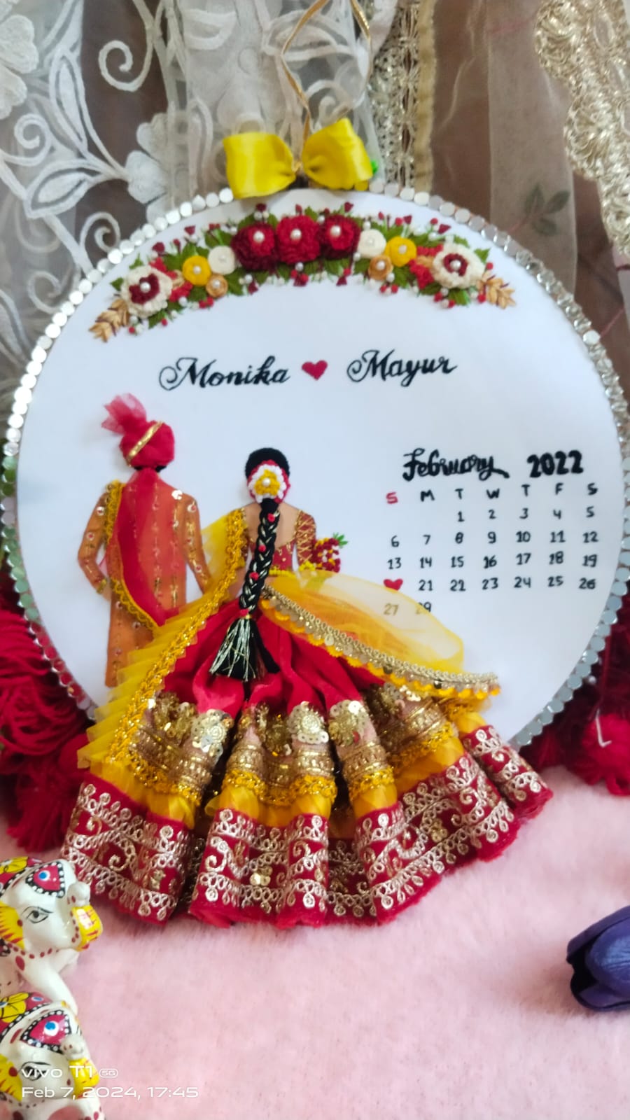 Enchanted Garden Stitch scape Hoops