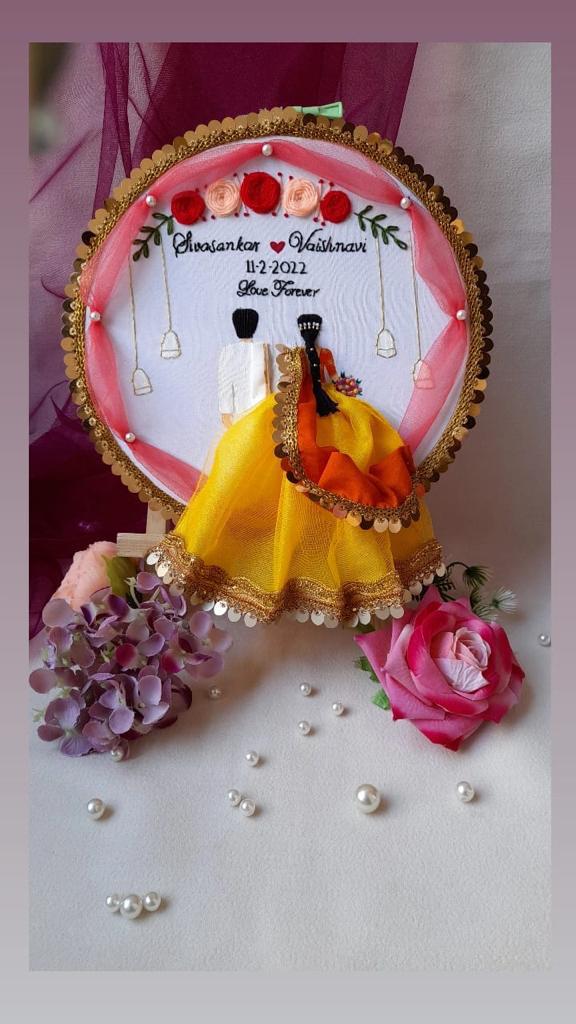 Knots and Stitches- Special Wedding Embroidery Hoops