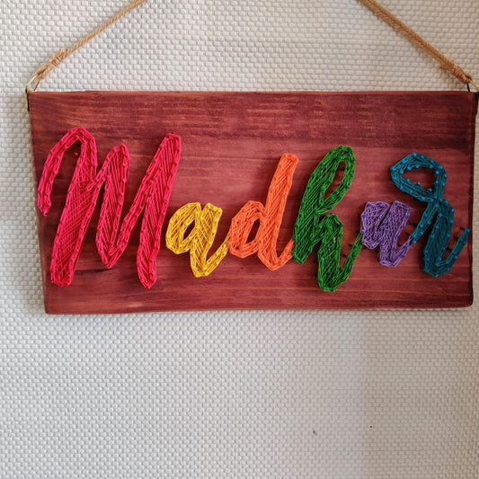 Artful Impressions Handmade Name String Art Wall Decor