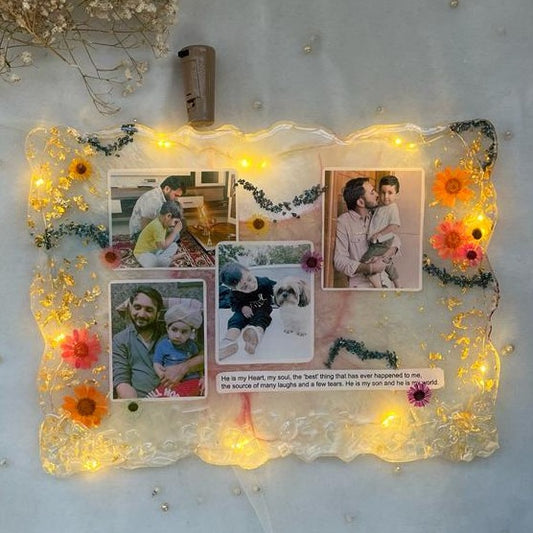 Mystical Radiance- Fairy Light Resin Art