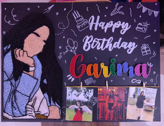 Graceful Beauty String Art