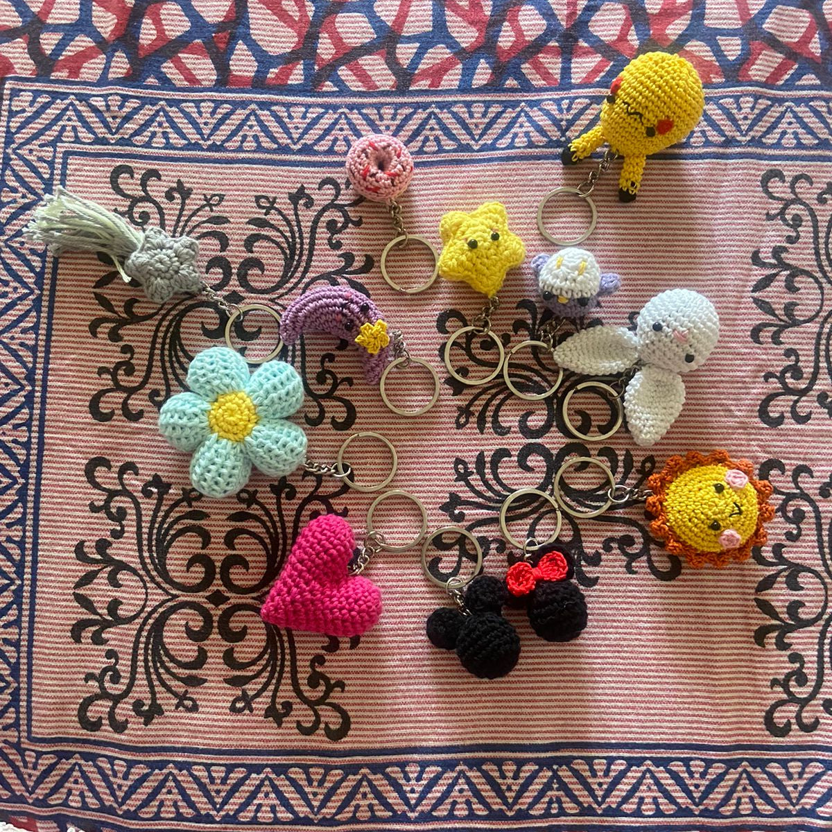 Cute Mini Crochet Keychain