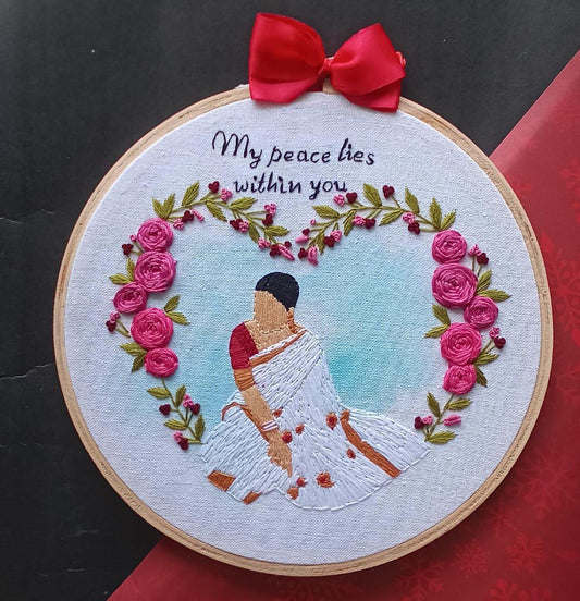 Timeless Elegance Embroidery Hoop