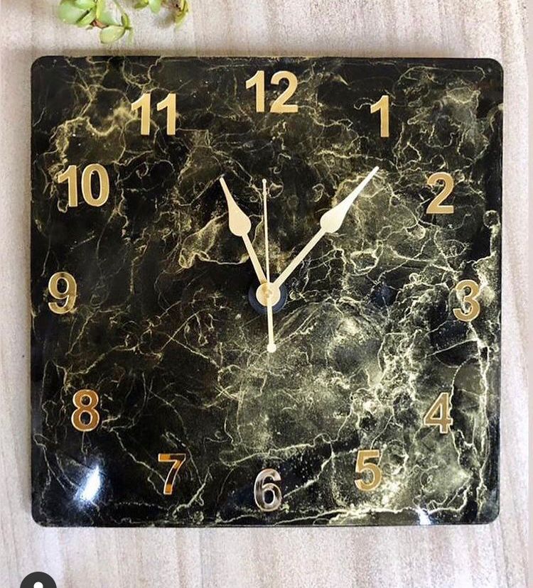 Resin Alcohol Clock