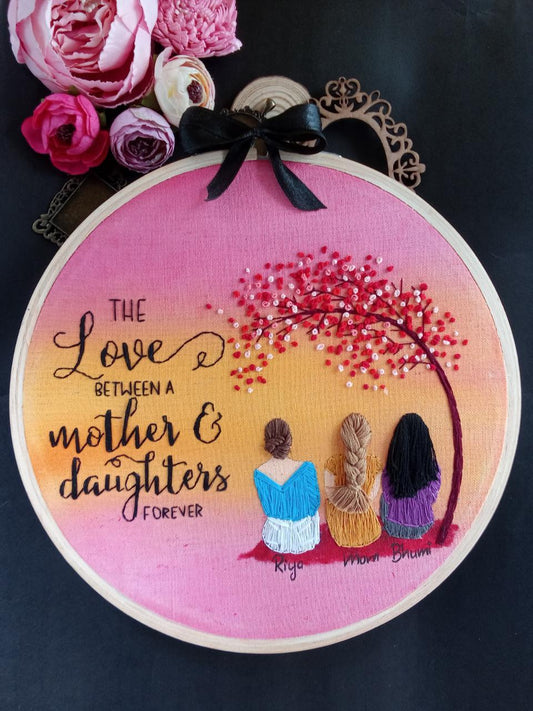 Mother’s Embrace Stitched Hoop