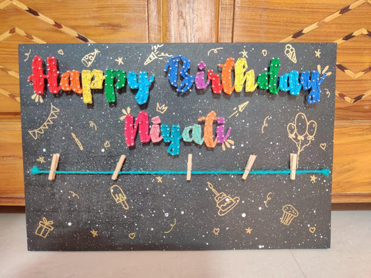 Birthday Bliss String Art