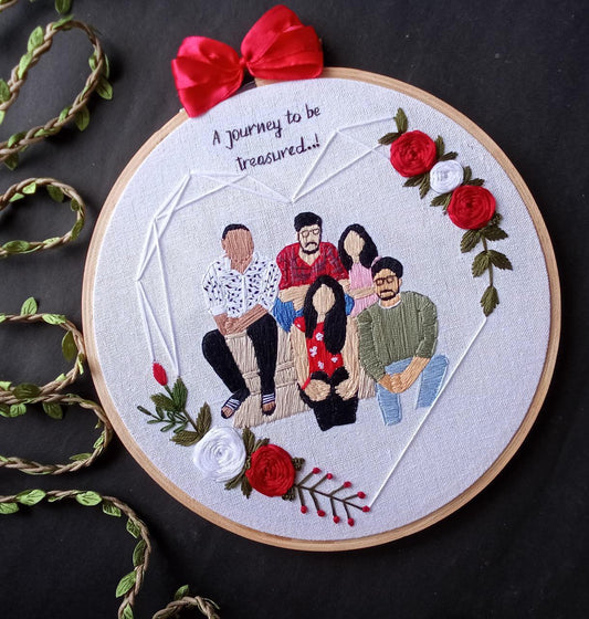 Woven Hearts Family Hoop