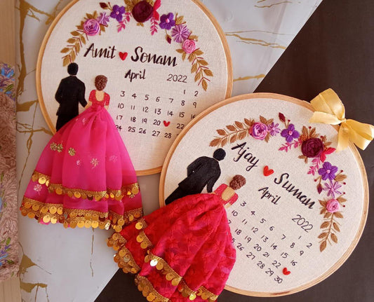 Stitched Hearts Forever Hoop