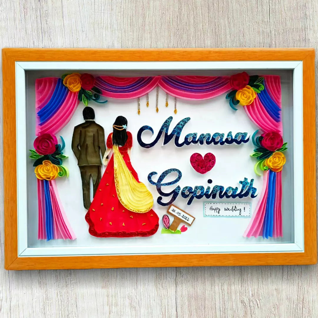 Whispers of Romance: Our Couple Quilling Gallery