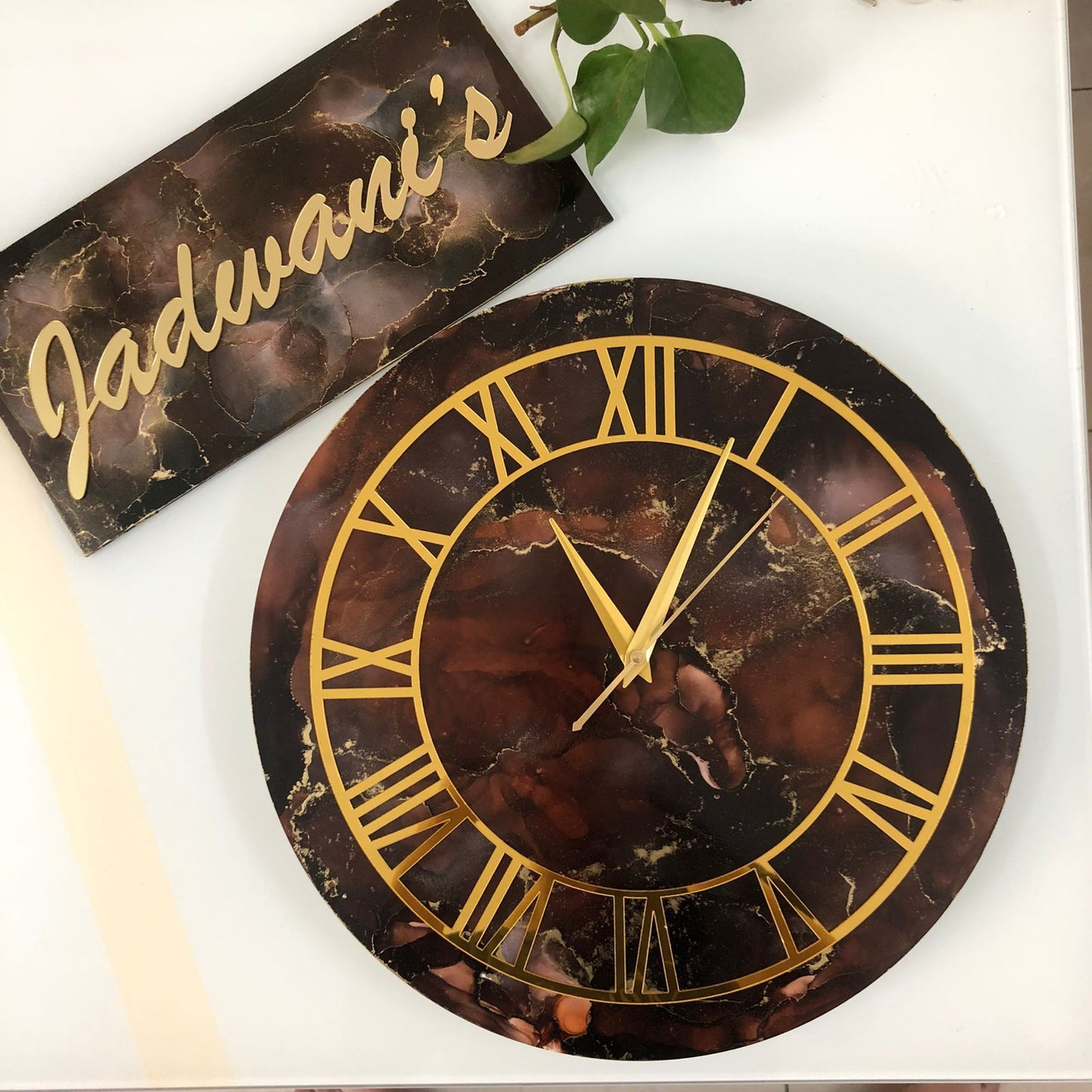 Resin Alcohol Clock