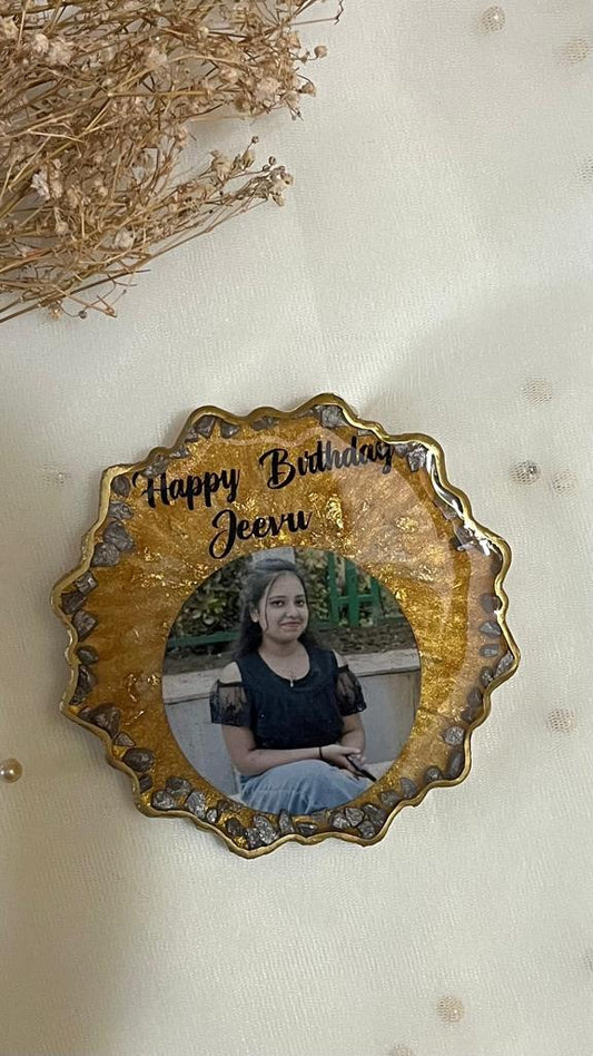 Enchanted Resin Cascade photo frame