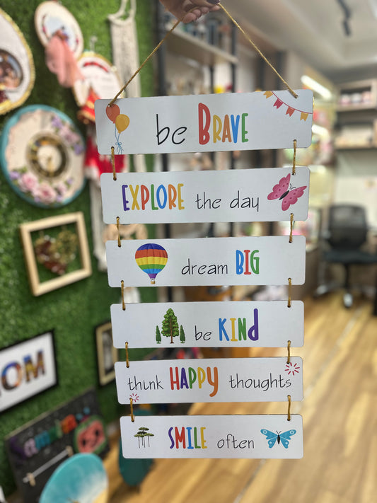 Inspiration in Every Word Wall Hanging