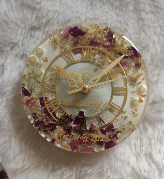 Ornate Blossom Wall Clock
