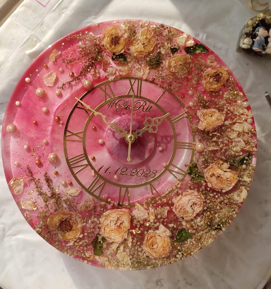 Preserved Varmala Resin Clock