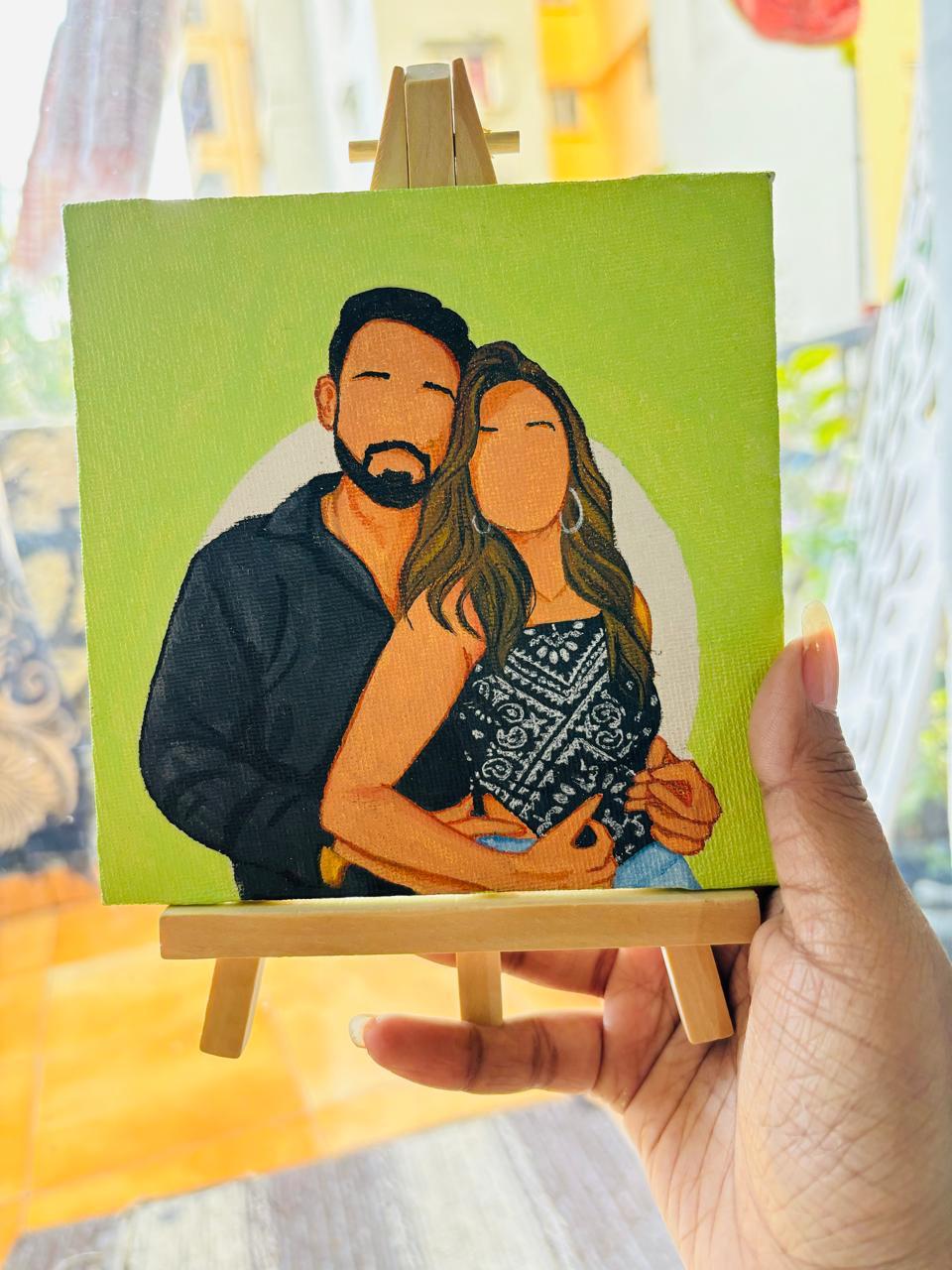 Mini Canvas Love Portrait
