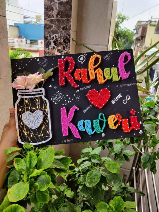 Rahul  Kaveri String Art Light Board