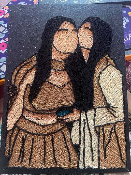 Custom String Art Portrait