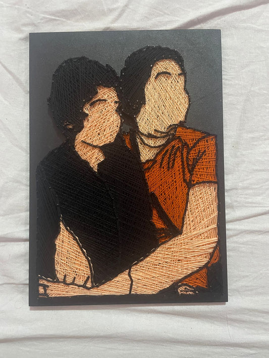 Custom String Art Portrait