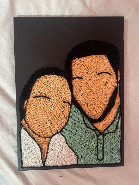 Custom String Art Portrait