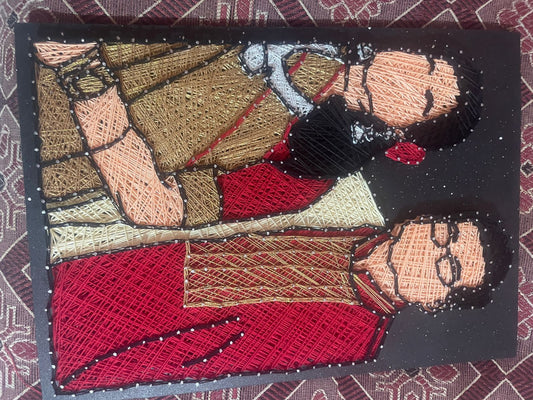 Custom String Art Portrait