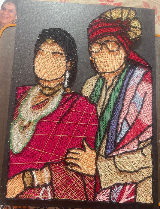 Custom String Art Portrait