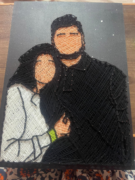 Custom String Art Portrait