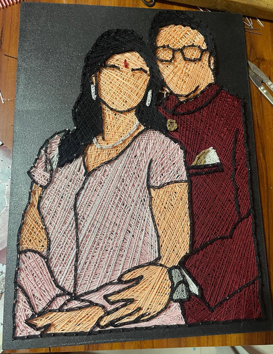 Custom String Art Portrait