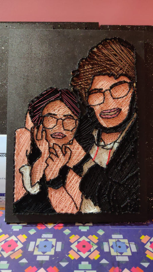 Custom String Art Portrait