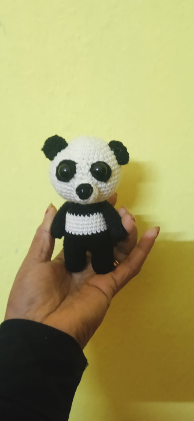 Handmade Crochet Panda Toy