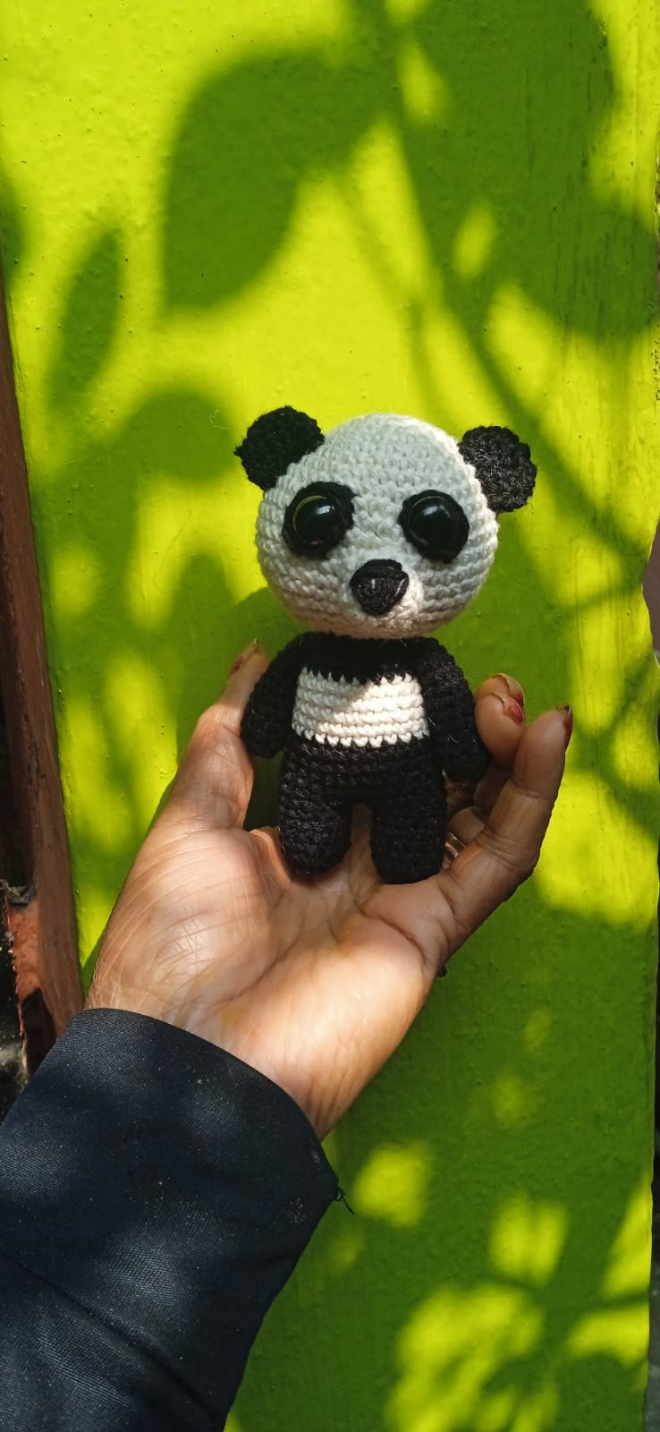 Handmade Crochet Panda Toy
