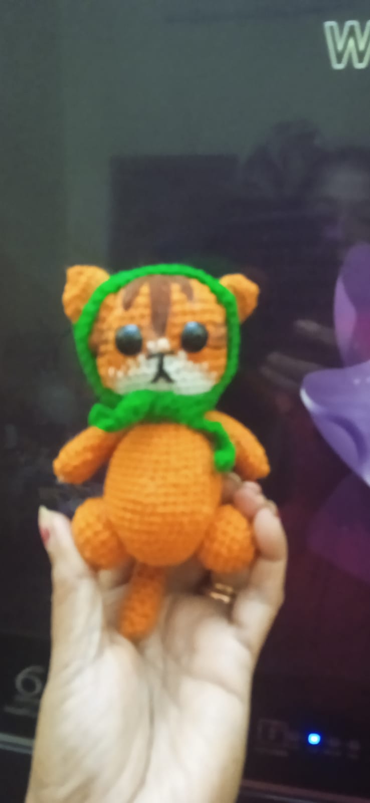 Handmade Crochet Tiger Toy