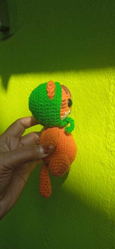 Handmade Crochet Tiger Toy