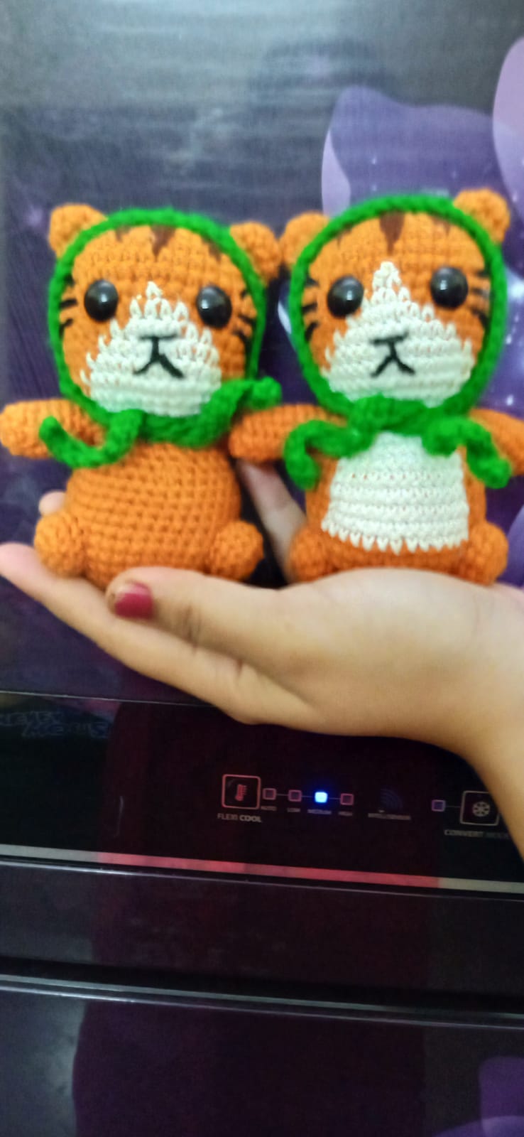 Handmade Crochet Tiger Toy