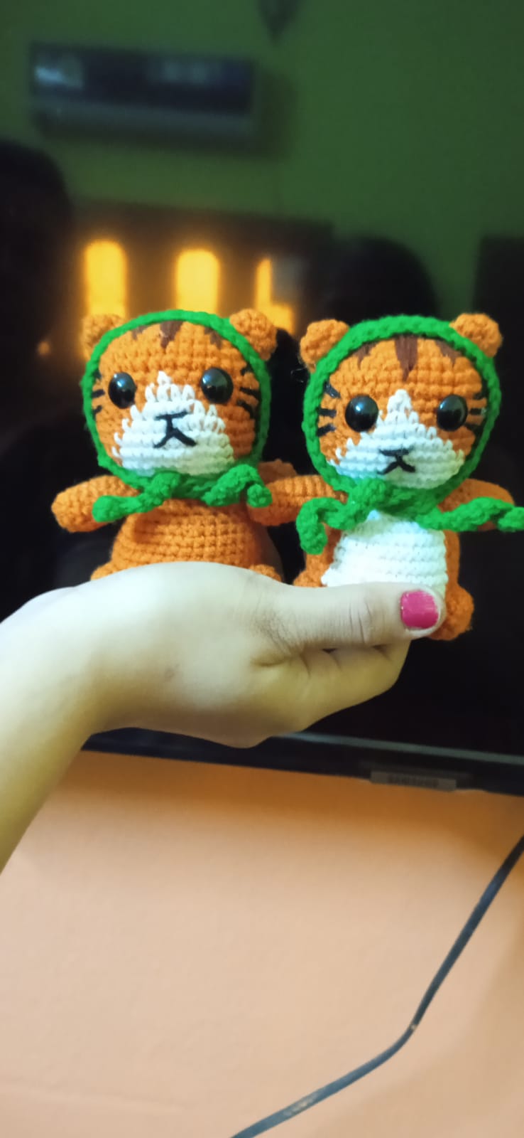 Handmade Crochet Tiger Toy
