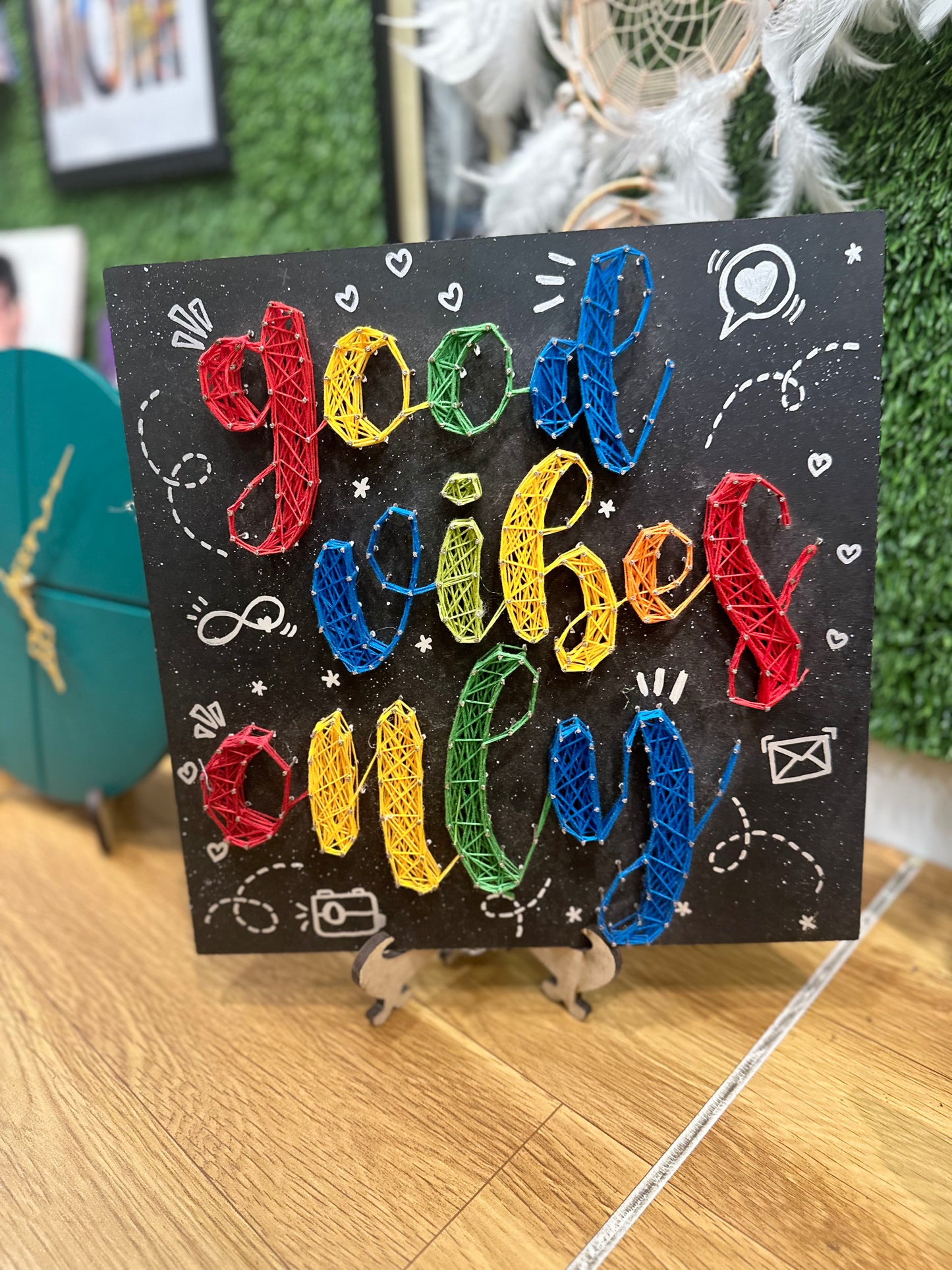 Good Vibes Only String Art