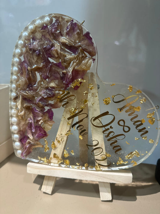 Resin Personalized Heartfelt Keepsake