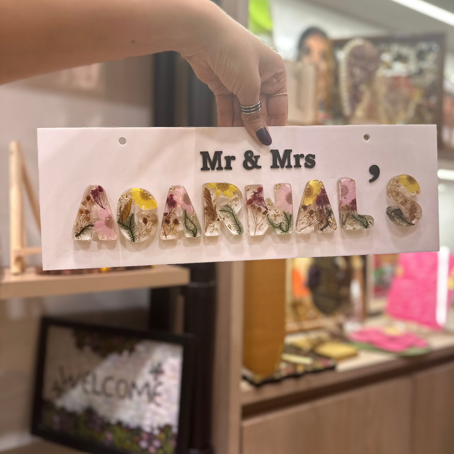 Elegant Personalized Name Plate