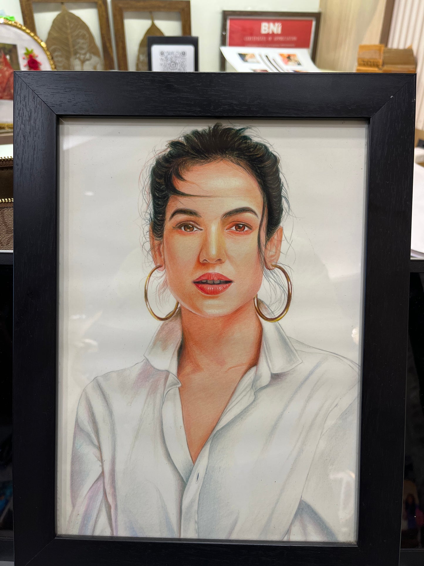 Whispers of Love pencil portrait
