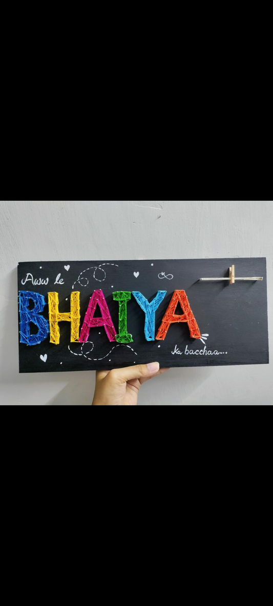 Personalized String Art Name Sign