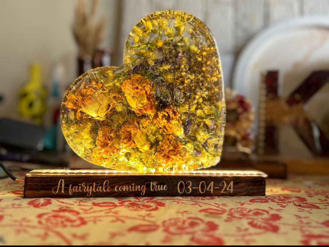 Eternal Love Resin Heart