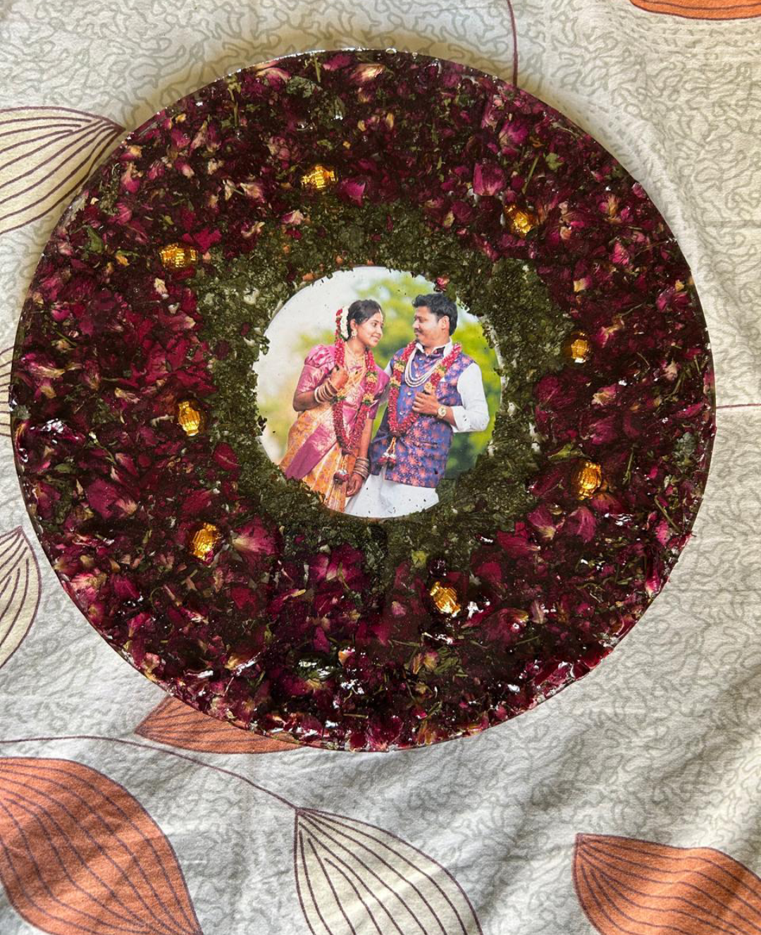 Eternal Varmala" Resin Frame