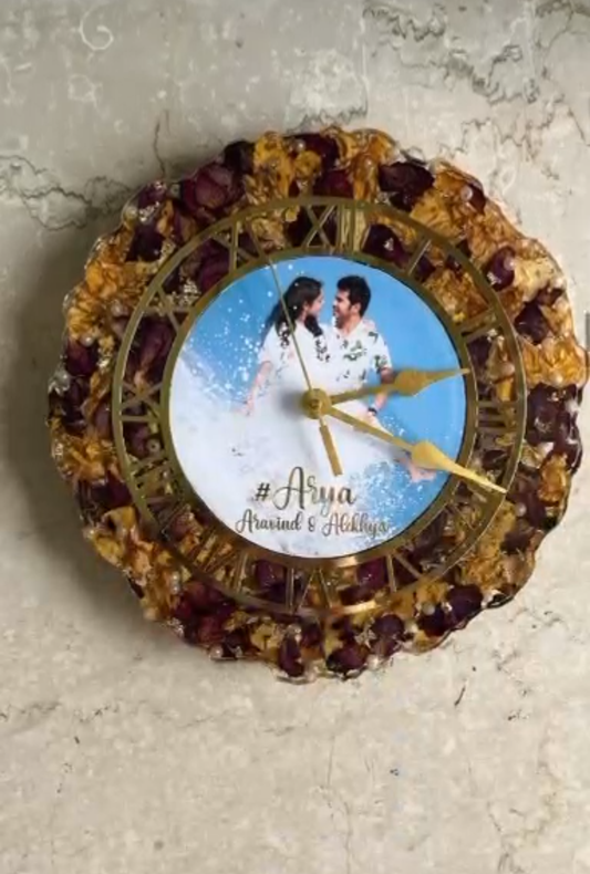 Arya Aravind Alekhya Varmala Clock