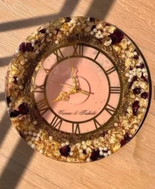 Varmala Resin Clock (12 Inch)