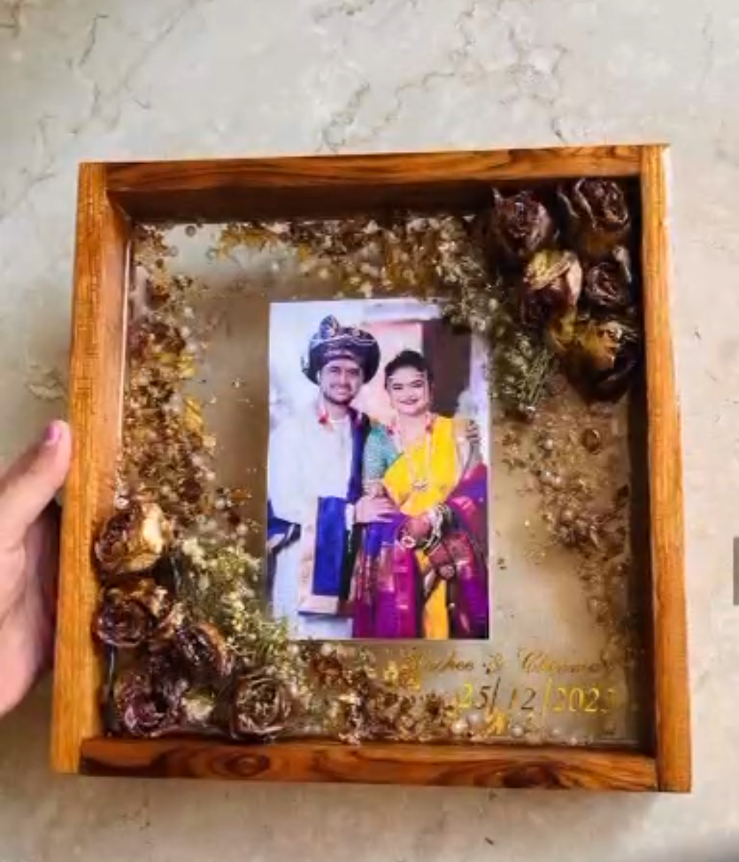 Wedding Date Keepsake Frame