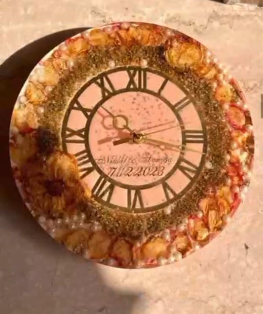 Nitin &Hamendra Wedding Date Clock