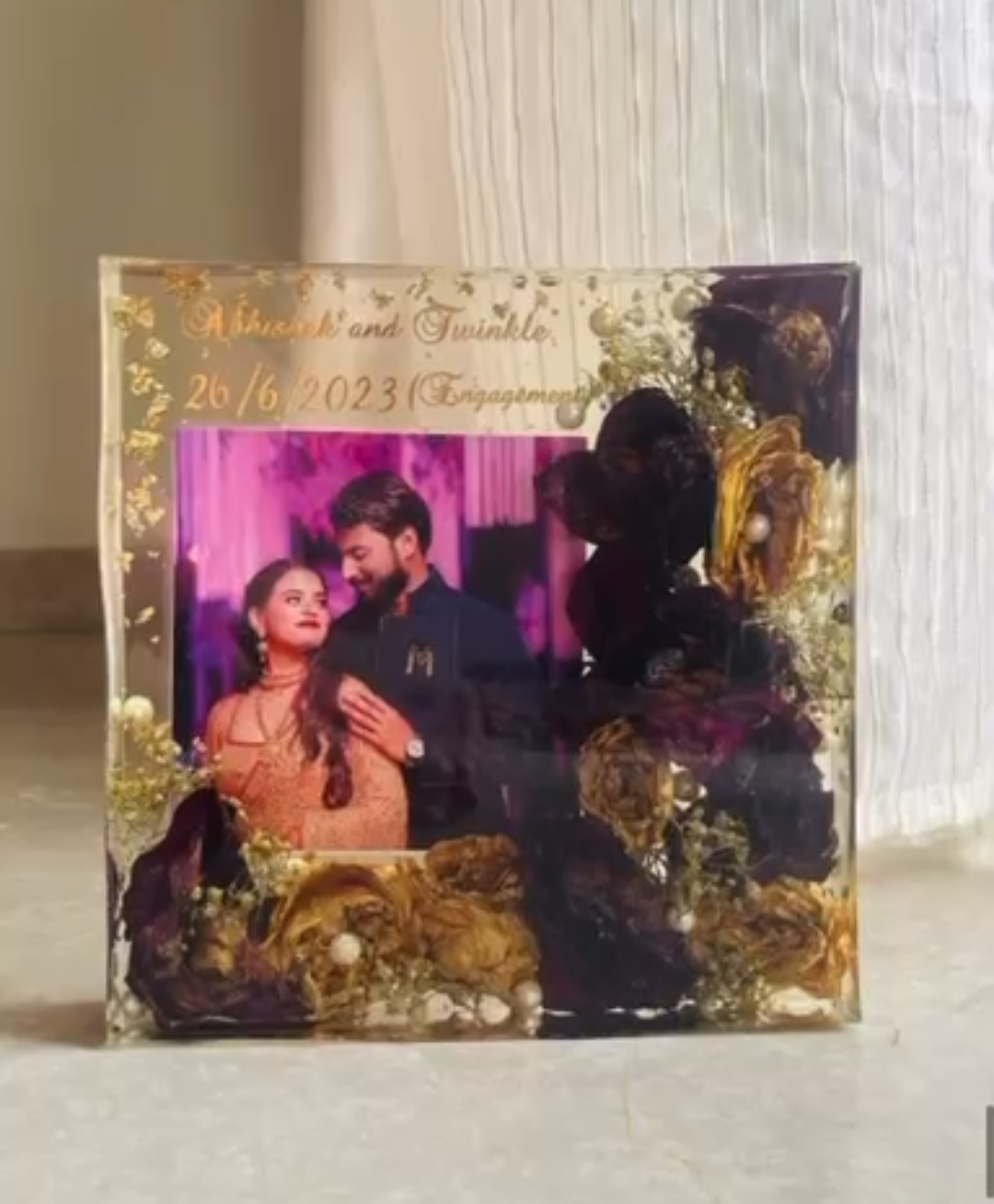 Engagement Varmala Preservation Frame