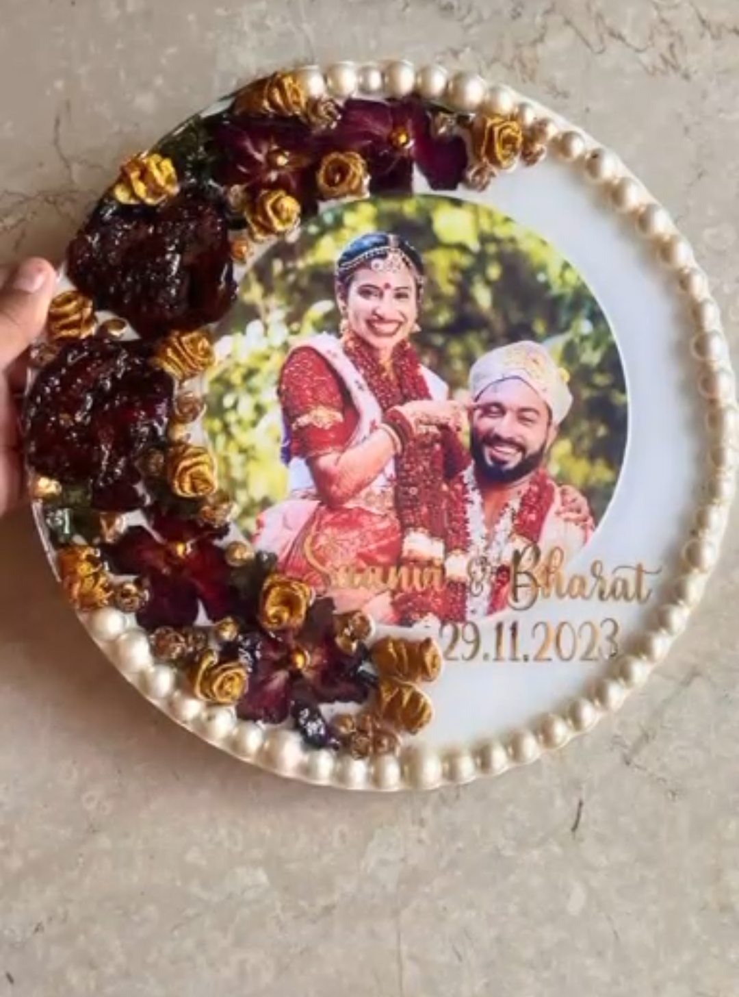 Wedding Varmala Preservation Plaque