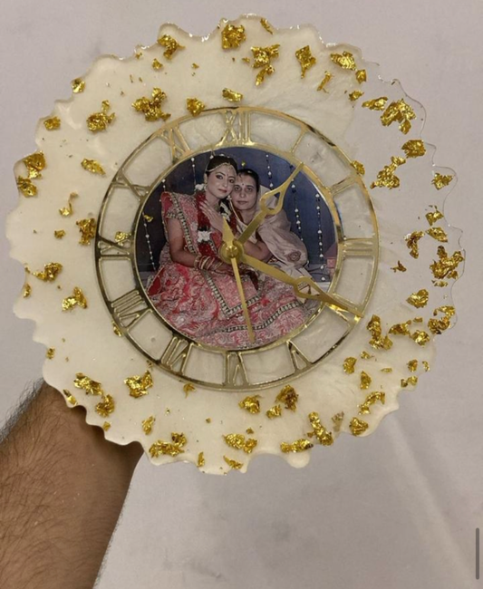 Gilded Time Keepsake Clock